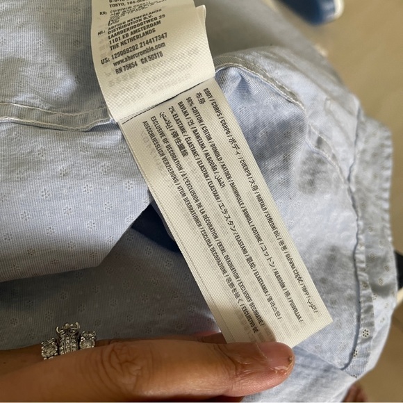 Abercrombie & Fitch Slim Stretch Long Sleeves Button Up - Picture 8 of 9
